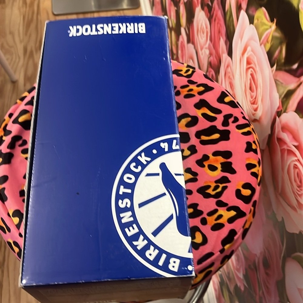 Birkenstock Python Print Sandals With Gold Accents - image 5